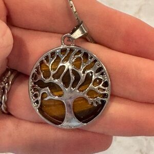 Silver Tree of Life Pendant Necklace
